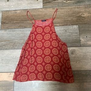 Brandy Melville mandala print halter top